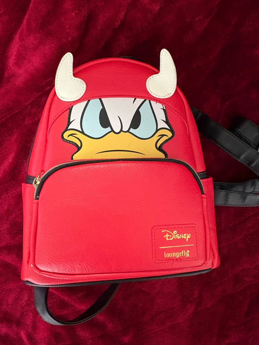 Disney x Loungefly Donald Duck Red Devil Mini Backpack